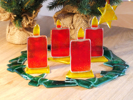 Adventskranz inklusive Kerzen