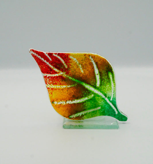 Blatt zum Stellen bunt