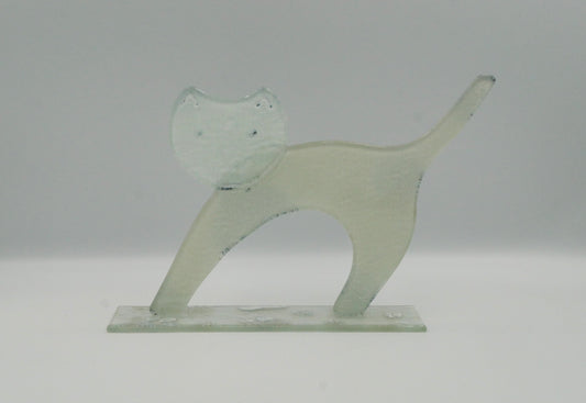 Glasbuckelkatze zum Stellen