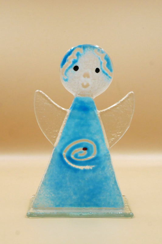 Engel zum Stellen blau