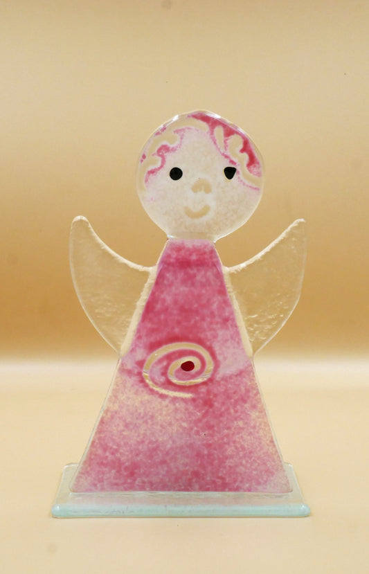 Engel zum Stellen rosa