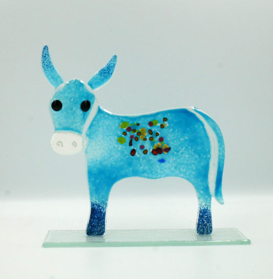 Esel zum Stellen blau