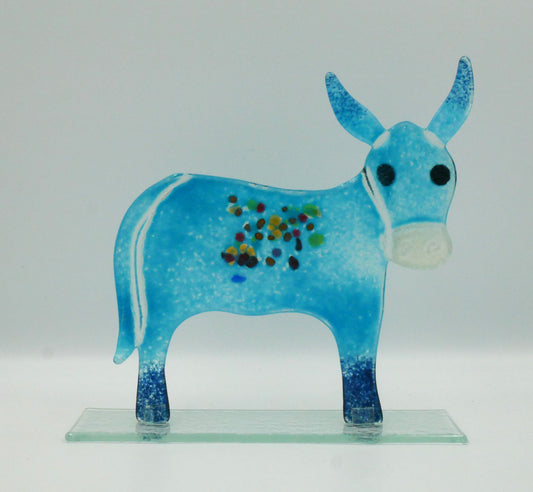 Esel zum Stellen blau