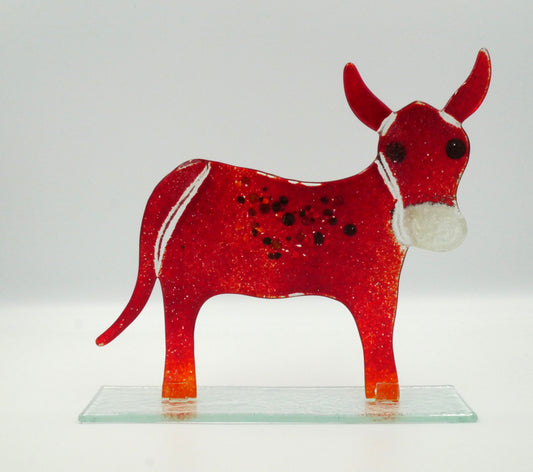 Esel zum Stellen rot