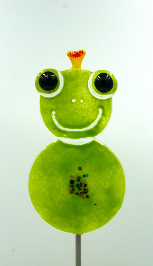 Frosch zum Spießen pistaziengrün