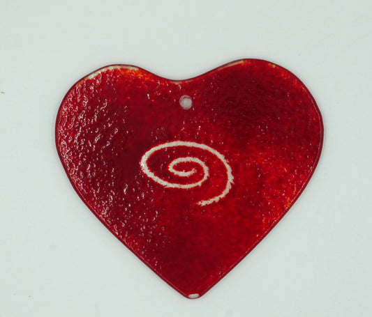 Glasherz zum Hängen