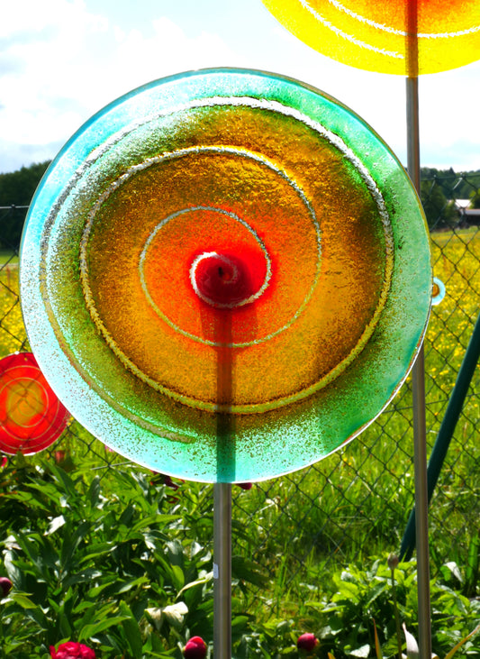 Lolli zum Spießen -Garten- mittel bunt