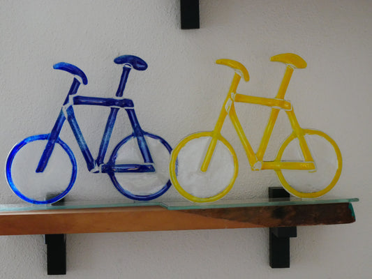 Fahrrad zum Stellen weiß