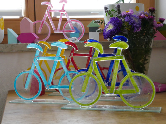 Fahrrad zum Stellen rosa