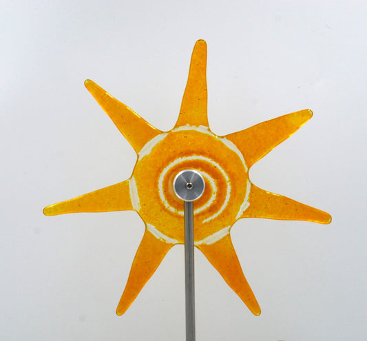 Sonne zum Spießen in gelb