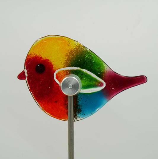 Vogel zum Spießen in bunt